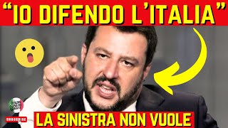 SALVINI ACCUSATO RISPONDE ALLA SINISTRA quotRISCHIO IL CARCERE PER DIFENDERE LITALIAquot ECCO COSA È [upl. by Palladin]