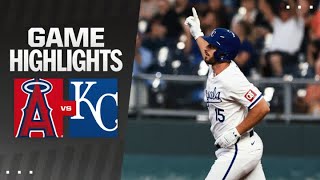 Angels vs Royals Game Highlights 81924  MLB Highlights [upl. by Richlad]