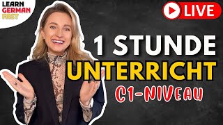 Grammatik amp Wortschatz auf dem C1Niveau 🇩🇪 Learn German Fast [upl. by Sinnoda106]