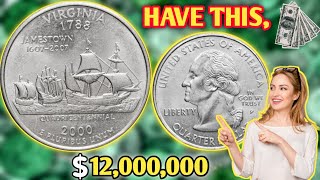 Look For ThisHow Much is a 2000 P Virginia Quarter Worth Today [upl. by Trisa]