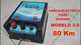 Cerco eléctrico para ganado con alcance de 80km modelo 30 [upl. by Now]