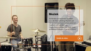 Inholland  Muziek Studenten en docenten over Conservatorium Haarlem [upl. by Yvan546]