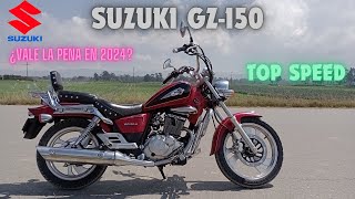 ✅Suzuki GZ 150 🔥TOP SPEED Prueba de Manejo ConsumoTest Ride Review [upl. by Nakasuji]