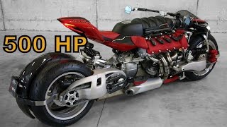 LA MOTO QUE LLEVA UN MOTOR MASERATI V8 [upl. by Adnoyek]