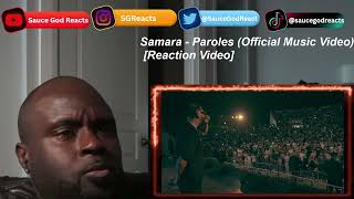 Samara  Paroles Official Music Video REACTION [upl. by Okoyk]