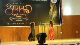 Duet Dance Performance  College techfest Aagam 🔥 CTAE Udaipur [upl. by Alliscirp]