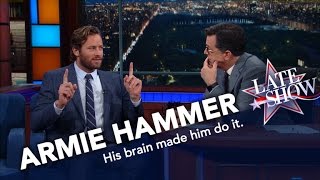 Armie Hammer Ate NYC Street Meat And Lived To Eat Another Day [upl. by Sadirah]