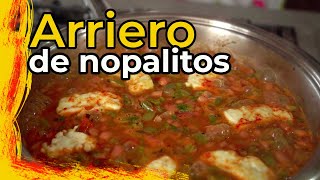 Guiso de Arriero con nopalitos [upl. by Witcher]