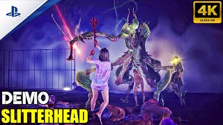 SLITTERHEAD Exclusive Walkthrough Gameplay Demo 4K No Commentary [upl. by Neerhtak]