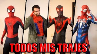 ¡TODOS MIS TRAJES DE SPIDERMAN 🕷 2020  Prnze [upl. by Llenwad897]