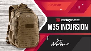 Caribee M35 Incursion Backpack  Product Tour [upl. by Habeh]