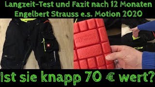 Engelbert Strauss Hose es Motion 2020 1 Jahr Langzeit Test und Fazit Ist Sie ihren Preis wert [upl. by Yrrot]