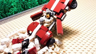 Crash Test Fail feat TIRE  LEGO Stop Motion [upl. by Htenaj414]