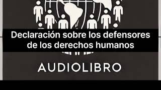 Audiolibro Declaración sobre los defensores de los derechos humanos  Audiolibro [upl. by Legin]