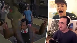 Blau Reacts to Unhinged January 6th NoPixel Clips [upl. by Ceevah482]