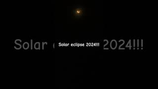 Solar eclipse 2024 eclipse solareclipse bannana [upl. by Northrop700]