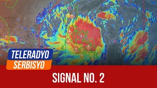 ‘Kristine’ maintains strength Catanduanes now under signal no 2  Headline Ngayon22 October 2024 [upl. by Ahsimot]