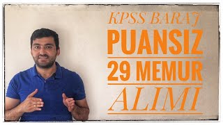 KPSS BARAJ PUANSIZ 29 MEMUR ALIMI TIBBİ SEKRETERLİK ALIMI [upl. by Elyak421]