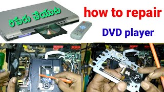 How to repair dvd player in telugu [upl. by Eeryk]