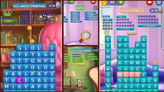 Kitty Scramble Word Stacks Moscow  Rome Level 56 to 60 Full HD By Clever App Pte Ltd [upl. by Aarika]