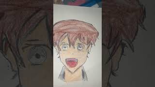 Anime drawing with pencil pencildrawing ytshorts gojosotaru toys [upl. by Libbie]