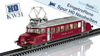 Eingetroffene Spur H0 Modellbahn Neuheiten  KW 31 2024 [upl. by Goldie]