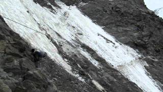 Grand Couloir the feared route to Mont Blanc [upl. by Yddub]