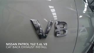 Y62 Patrol V8 56L Cat Back Exhaust  Loud [upl. by Cob]