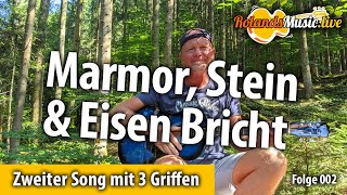 quotMarmor Stein und Eisen Brichtquot D A G Folge 002 mit drei Akkorden Drafi Deutscher [upl. by Adna817]