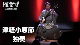 【漢祭り】津軽小原節独奏  工藤武蔵【津軽民謡・津軽三味線】 [upl. by Arikat795]