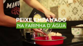 Peixe Empanado na Farinha Dágua [upl. by Enialahs]