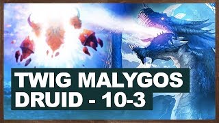 Twig Malygos Druid 103 Legend Run  The Witchwood Hearthstone [upl. by Schouten562]