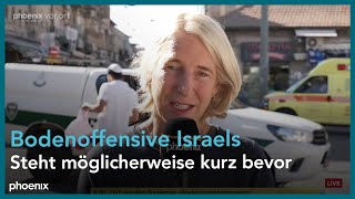 Katrin Eigendorf ZDF zur aktuellen Lage in Israel [upl. by Aicerg]