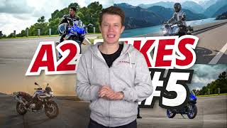 ÜBERSICHT A2MOTORRÄDER 5 Yamaha R3 BMW F 750 GS Zontes 350 GK [upl. by Reyotal]