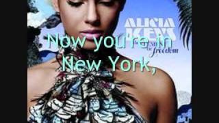 Empire State of Mind Part II Broken Down Lyrics  Alicia Keys [upl. by Alma]