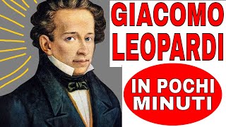 Giacomo Leopardi in pochi minuti [upl. by Gracia]