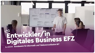 Vielseitige Ausbildung als Entwicklerin Digitales Business EFZ  BIT  Lehrstellenvideo  Yousty [upl. by Frederique]