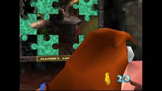 Banjo Kazooie Project64 Unlocking and getting to Clankers Cavern [upl. by Llezom]