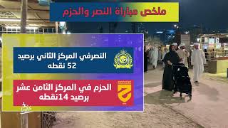 ترتيب النصر والحزم قبل مباراة اليوم في الدوري السعودي [upl. by Livvyy]