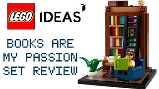 Lego Ideas Books are my Passion Promo Set Review [upl. by Ythomit541]