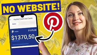 Make 1370 Per WEEK With Pinterest Affiliate Marketing NO WEBSITE [upl. by Hampton]