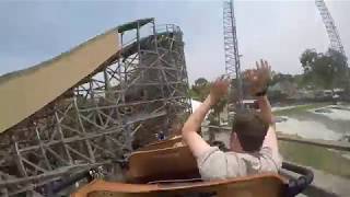 Goldstriker Back Seat POV At Californias Great America [upl. by Rbma]