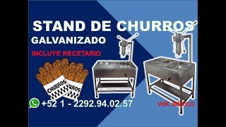 Stand de churros  GRUPO HALLEY [upl. by Palladin]