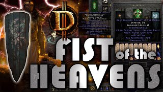 Diablo 2 Resurrected  CRAZY GODLY FIST OF HEAVENS PALADIN [upl. by Yauqaj215]