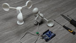 Windgeschwindigkeit messen mit dem Arduino amp Selbstbau Anemometer  Update [upl. by Jamila]