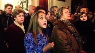 TRIANA DE ALBA CANTANDO SAETA A LA VIRGEN DE LOS DOLORES Camas [upl. by Melisent]