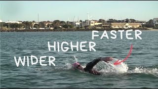 3 Ways To Change Your Stroke For Faster Open Water Swimming [upl. by Comyns]