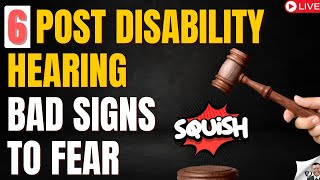 6 Signs Your Disability Claim Post Hearing Will Be Denied [upl. by Blinny]