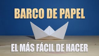 EL BARCO DE PAPEL MÁS FÁCIL [upl. by Ahsilem]