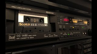 Vorstellung Dual CC1462 C846 Kassettendeck  Tapedeck [upl. by Beichner]